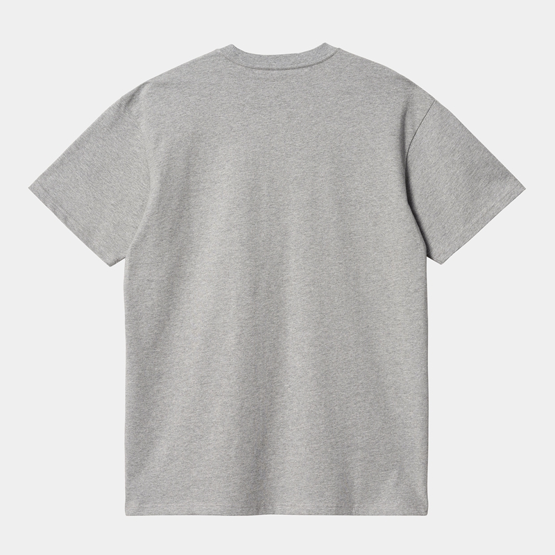 Grey Men Carhartt Chase T-Shirt | FIS-604931