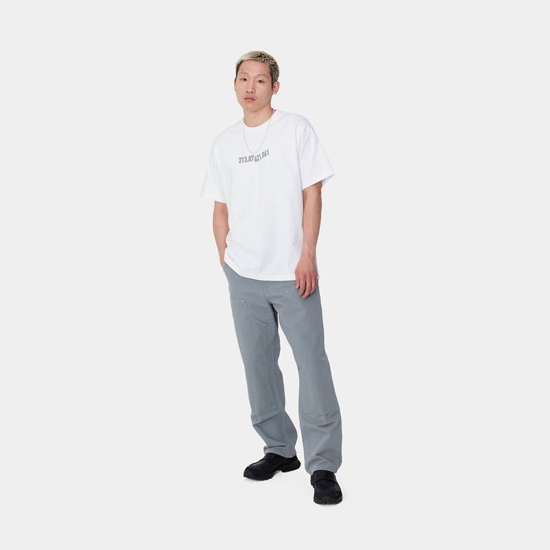 Grey Men Carhartt Double Knee Pants | YLG-120458