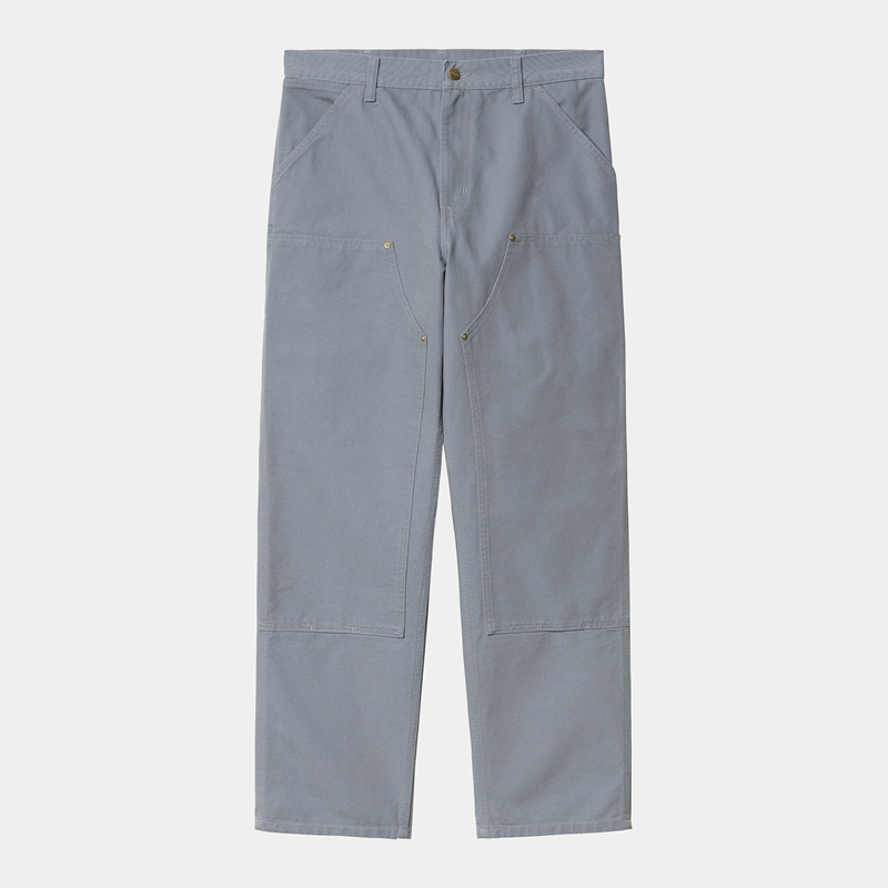 Grey Men Carhartt Double Knee Pants | YLG-120458