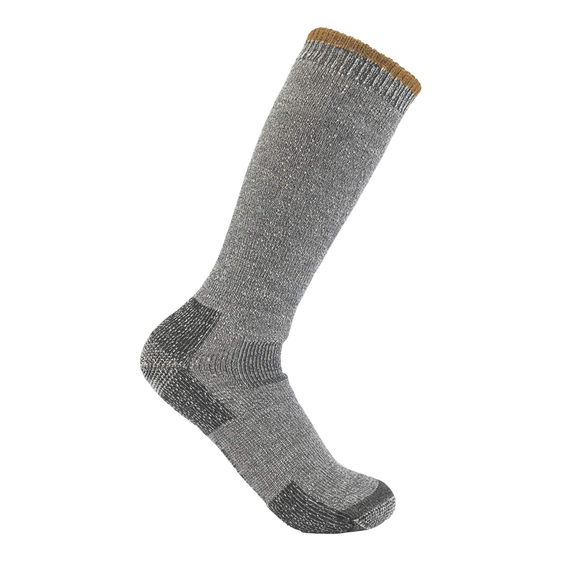 Grey Men Carhartt Heavyweight Wool Blend Boot Socks | OKL-321548