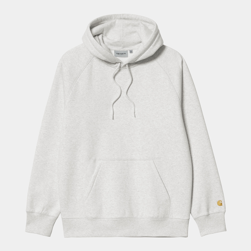 Grey Men Carhartt Hooded Chase Hoodie | XLS-865427