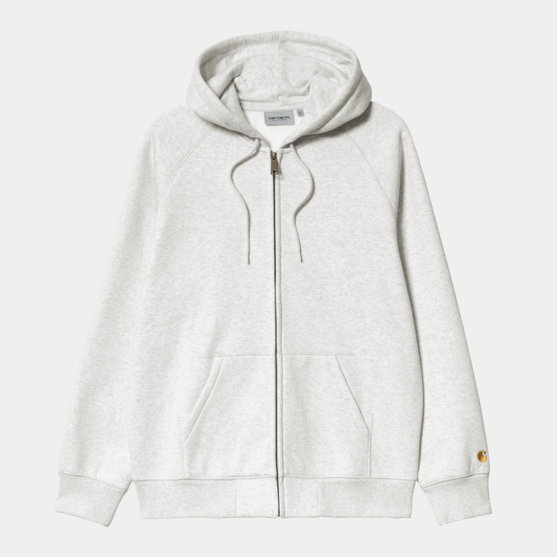 Grey Men Carhartt Hooded Chase Jackets | VDI-028743