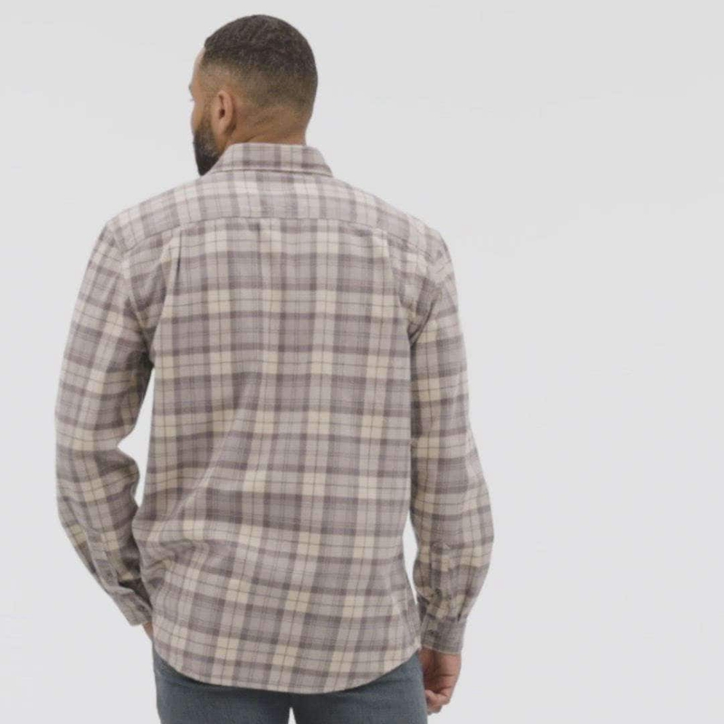 Grey Men Carhartt Loose Fit Heavyweight Flannel Long-Sleeve Plaid Shirts | VYO-315026