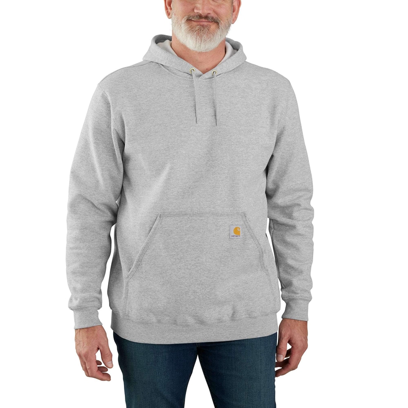 Grey Men Carhartt Loose Fit Midweight Hoodie | ARB-418396