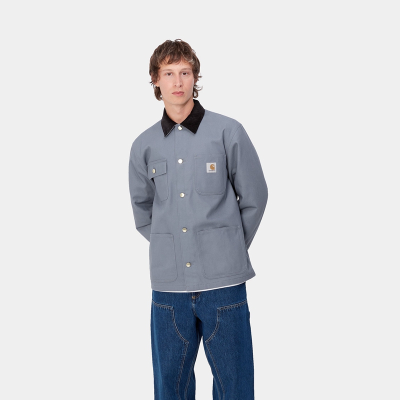 Grey Men Carhartt Michigan Winter Jackets | PJS-028359