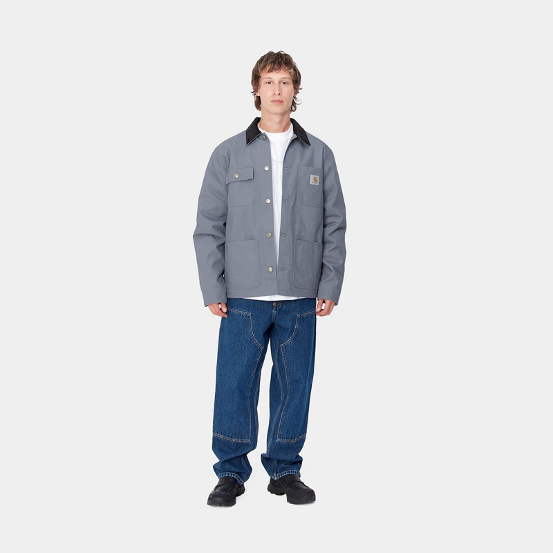 Grey Men Carhartt Michigan Winter Jackets | PJS-028359