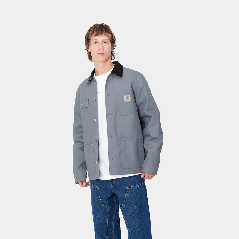 Grey Men Carhartt Michigan Winter Jackets | PJS-028359