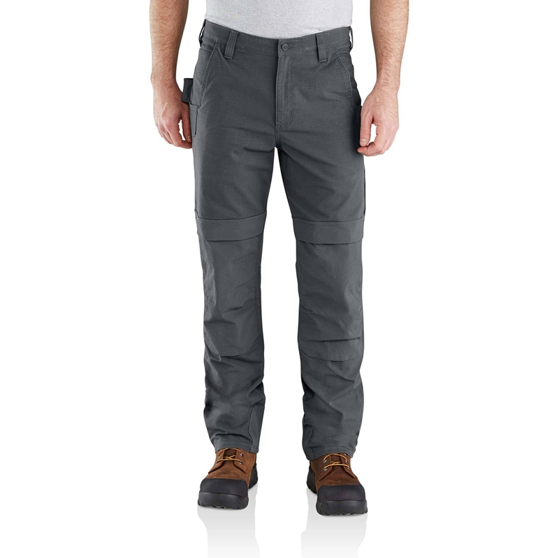 Grey Men Carhartt Rugged Flex® Steel Multi Pocket Double-Front Pants | BTF-754190