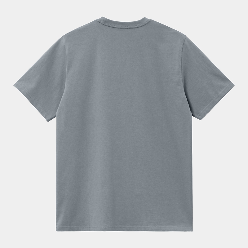 Grey Men Carhartt Script T-Shirt | BYU-396254