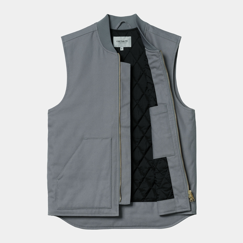 Grey Men Carhartt Vest | MZE-013576