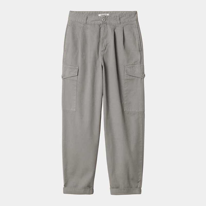 Grey Women Carhartt Collins Pants | MPK-092475