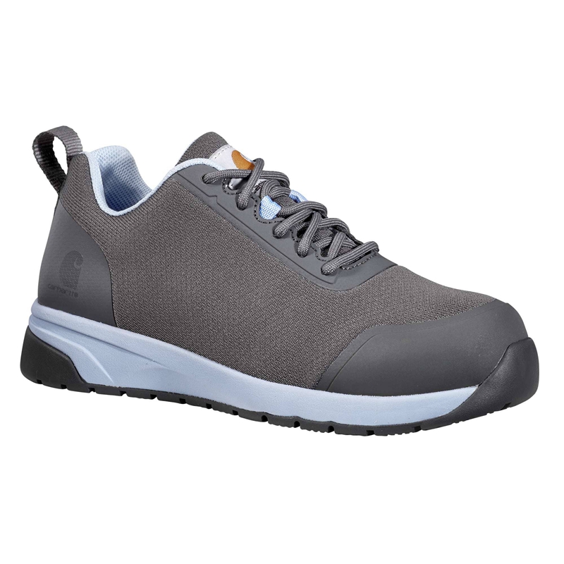 Grey Women Carhartt Force® Nano Composite Toe Work Shoes | EKT-168034