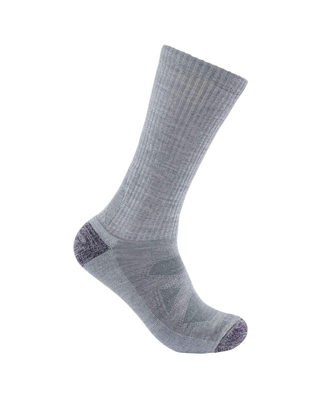 Grey Women Carhartt Midweight Merino Wool Blend Boot Socks | BKP-738251