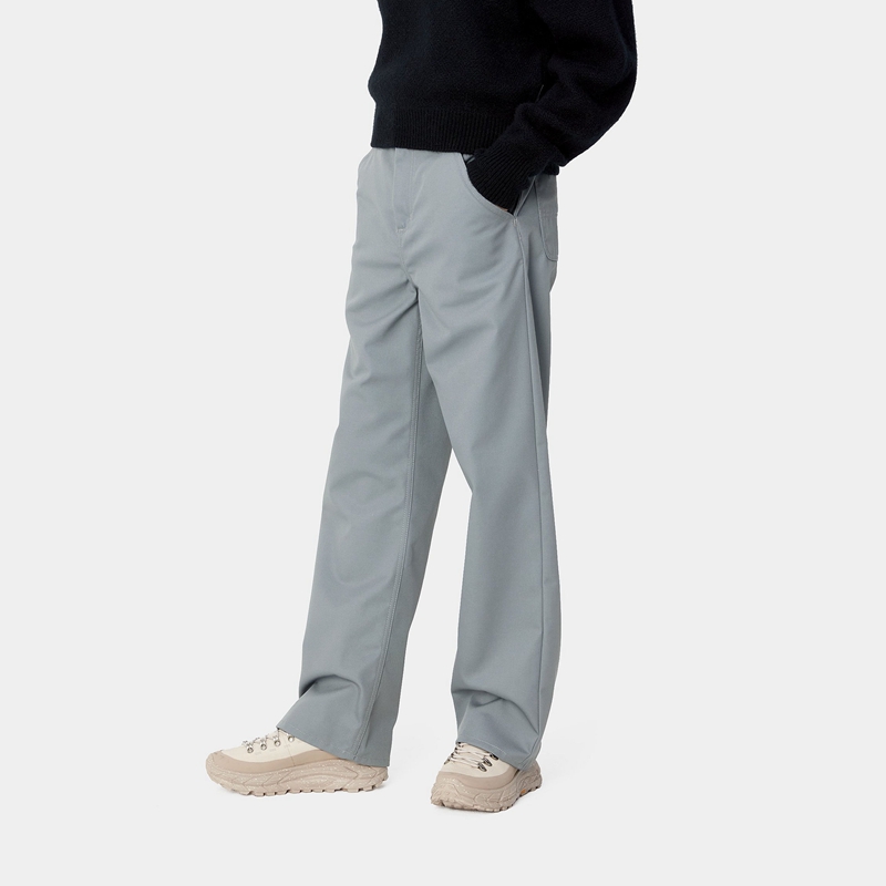 Grey Women Carhartt Simple Pants | VNX-370542