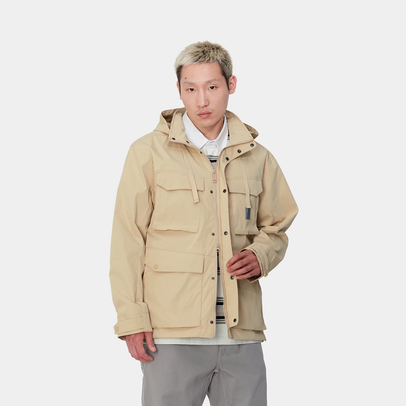 Khaki Men Carhartt Balto Jackets | VZT-016473