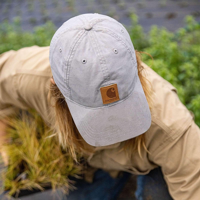 Khaki Men Carhartt Canvas Hats | ZCJ-784253