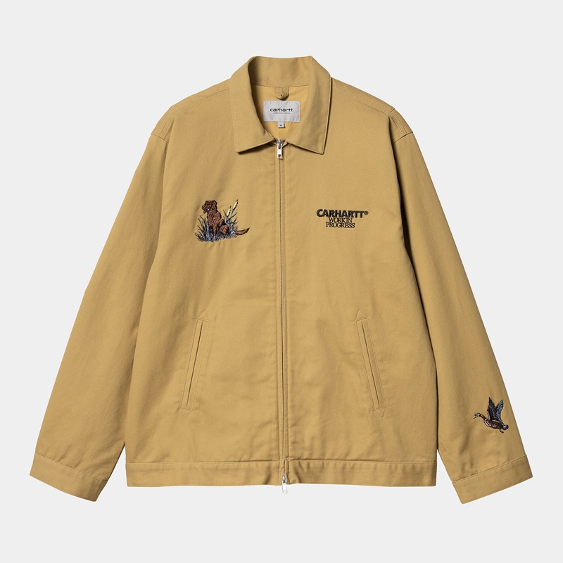 Khaki Men Carhartt Ducks Jackets | WAN-390471