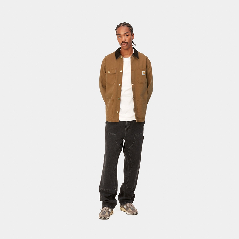 Khaki Men Carhartt Michigan Coats | DOX-691875