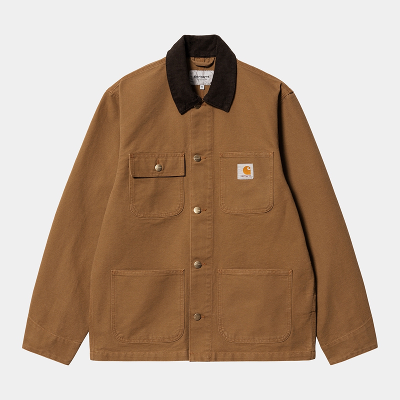 Khaki Men Carhartt Michigan Coats | DOX-691875