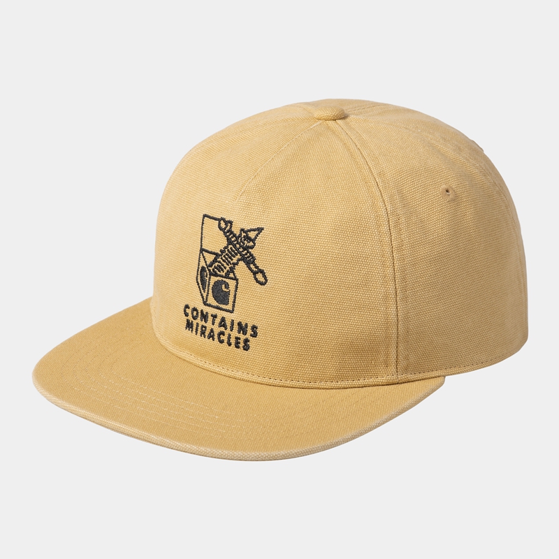 Khaki Men Carhartt Stamp Hats | FAT-438205