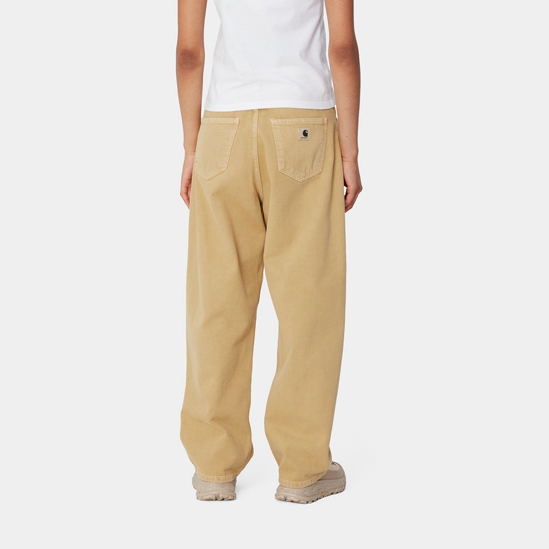 Khaki Women Carhartt Brandon Pants | WTC-089263