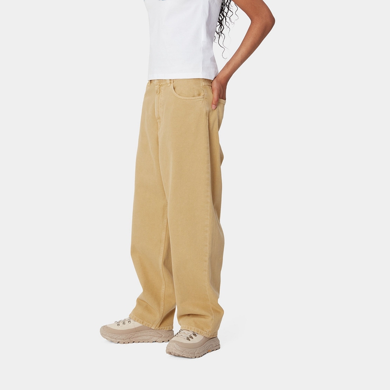 Khaki Women Carhartt Brandon Pants | WTC-089263