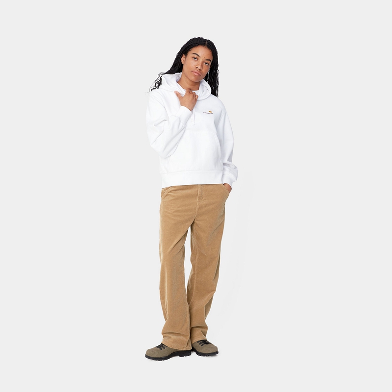 Khaki Women Carhartt Simple Pants | XYI-752961