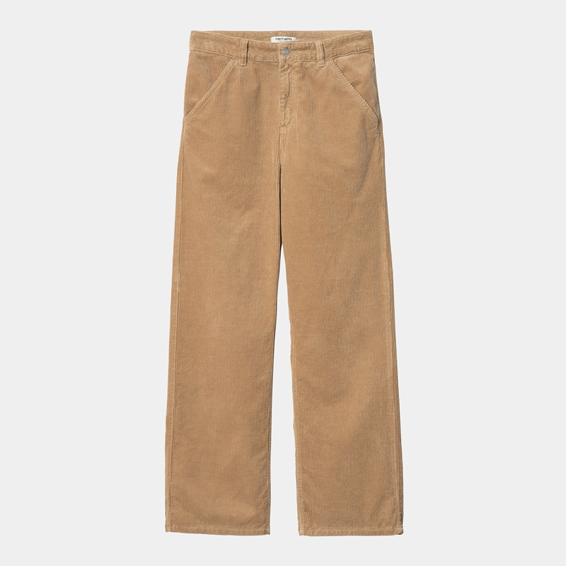 Khaki Women Carhartt Simple Pants | XYI-752961