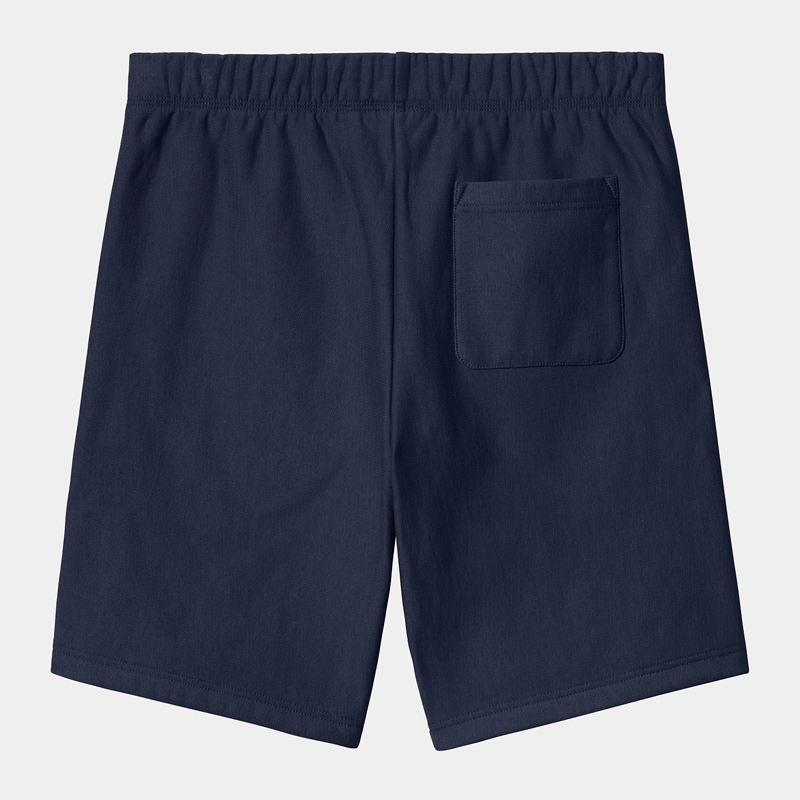 Navy Men Carhartt American Script Shorts | DAX-075624