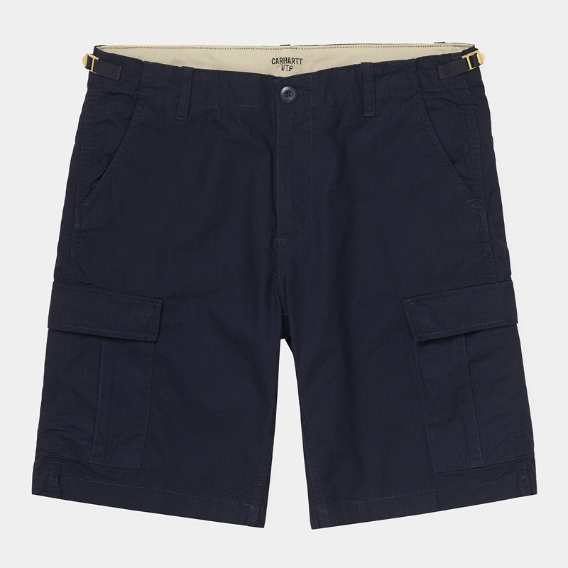 Navy Men Carhartt Aviation Shorts | SJU-468951