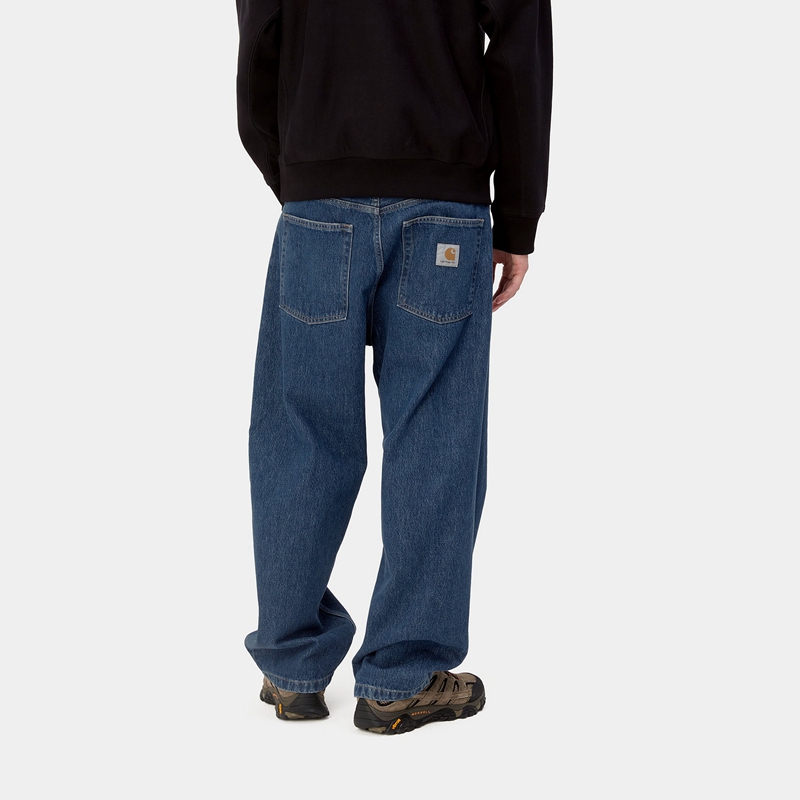 Navy Men Carhartt Brandon Pants | UWF-123547