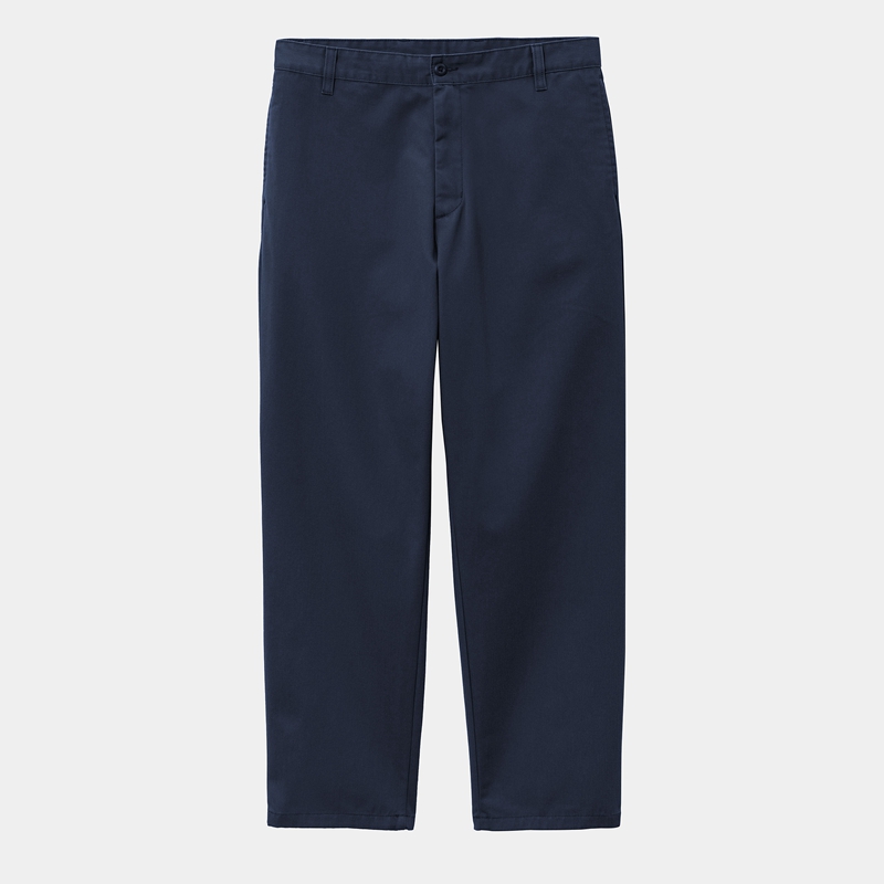 Navy Men Carhartt Calder Pants | BTW-021456