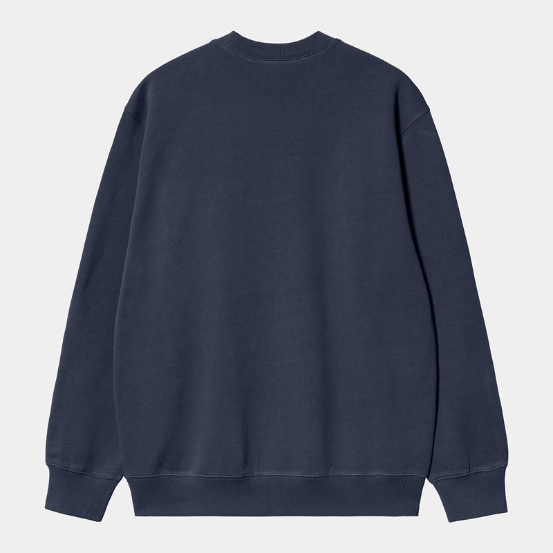 Navy Men Carhartt Carhartt Sweatshirt | XBP-824135