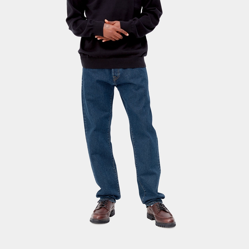 Navy Men Carhartt Klondike Pants | EYK-412097