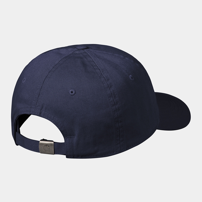 Navy Men Carhartt Madison Logo Hats | LUF-961285