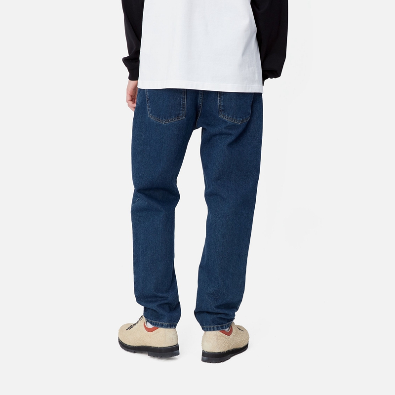 Navy Men Carhartt Newel Pants | BOS-916304