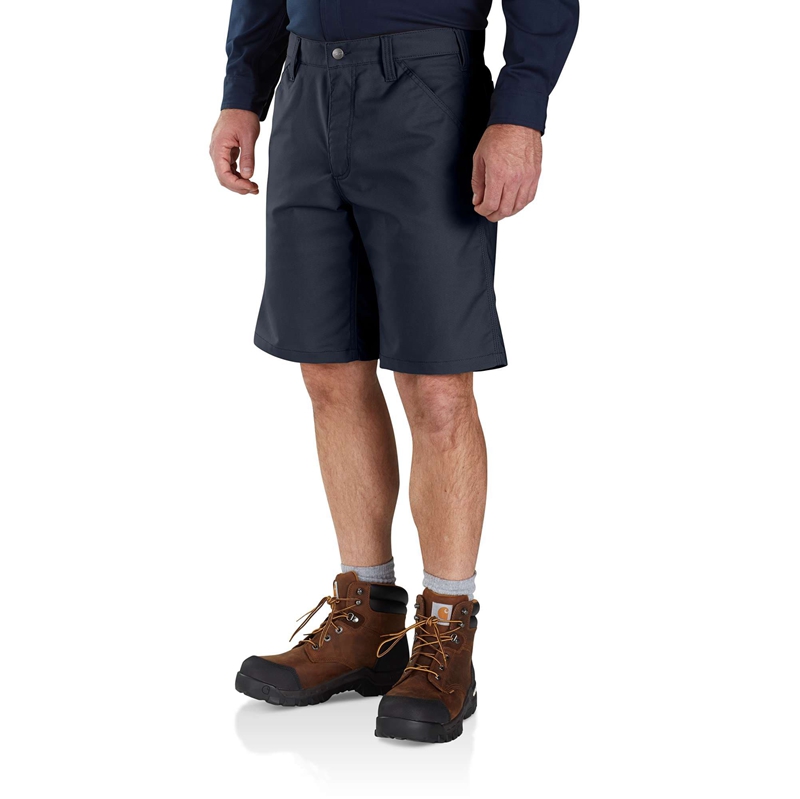 Navy Men Carhartt Rugged Professional™ Series Relaxed Fit Shorts | RUJ-421095