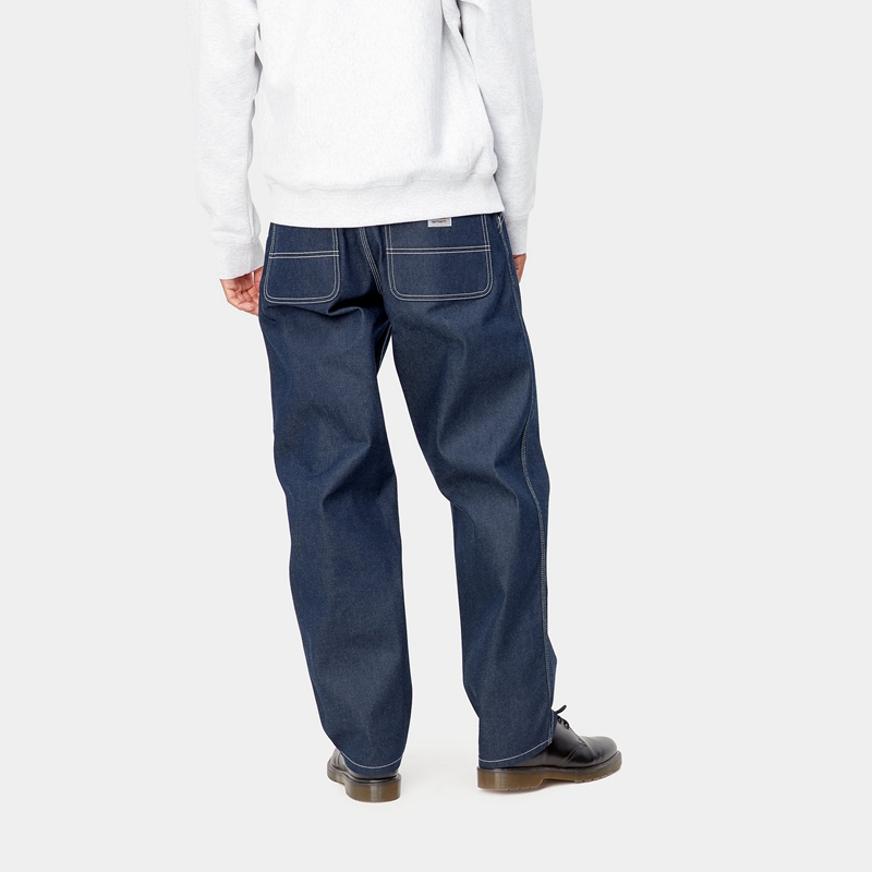 Navy Men Carhartt Simple Pants | ORB-308671