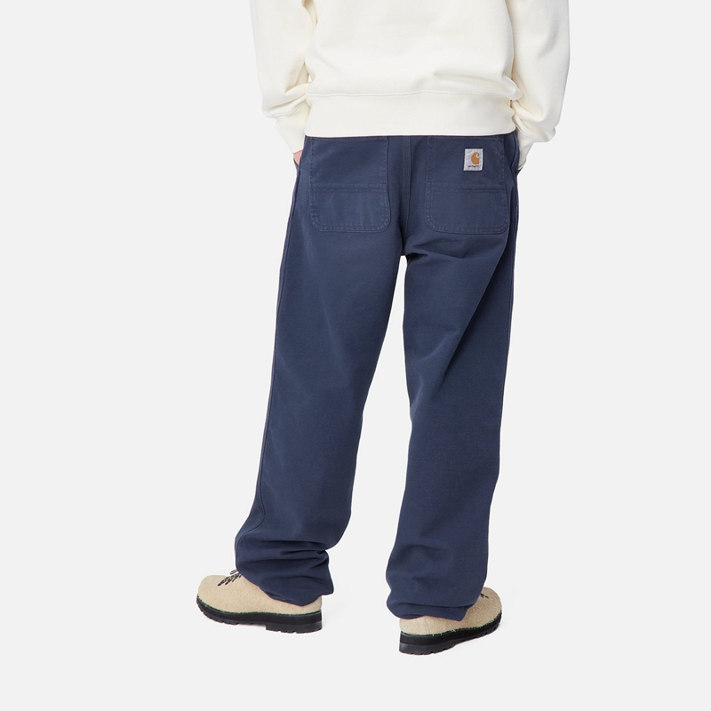 Navy Men Carhartt Simple Pants | TOQ-809456