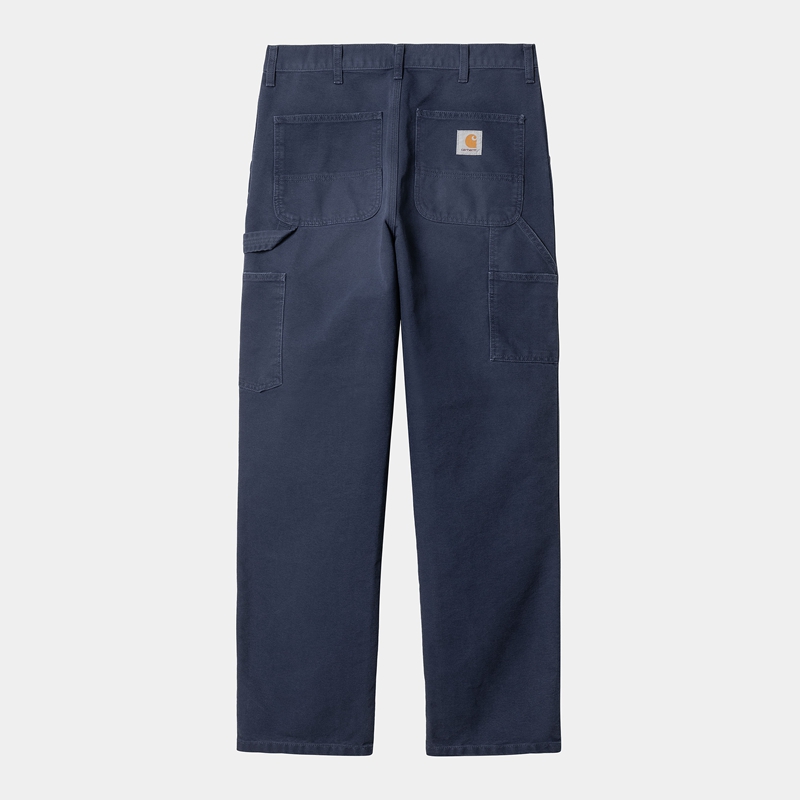 Navy Men Carhartt Single Knee Pants | IOR-327084