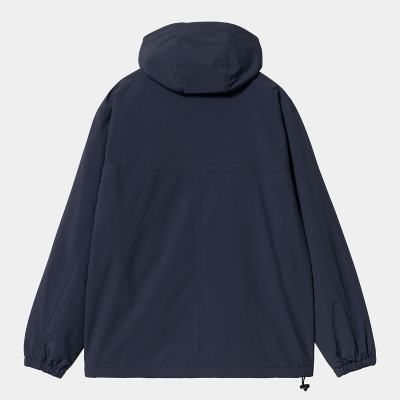 Navy Men Carhartt Windbreaker Pullover | XHD-297831