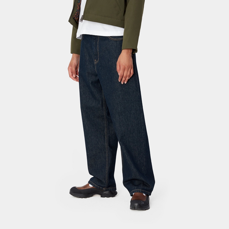 Navy Women Carhartt Brandon Pants | EOI-489530