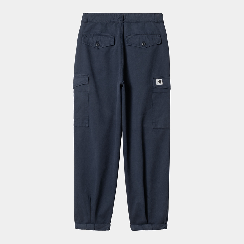 Navy Women Carhartt Collins Pants | RVA-124960