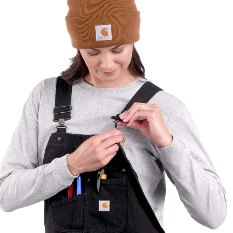 Navy Women Carhartt Insulated Bibs Overalls | QJU-075391