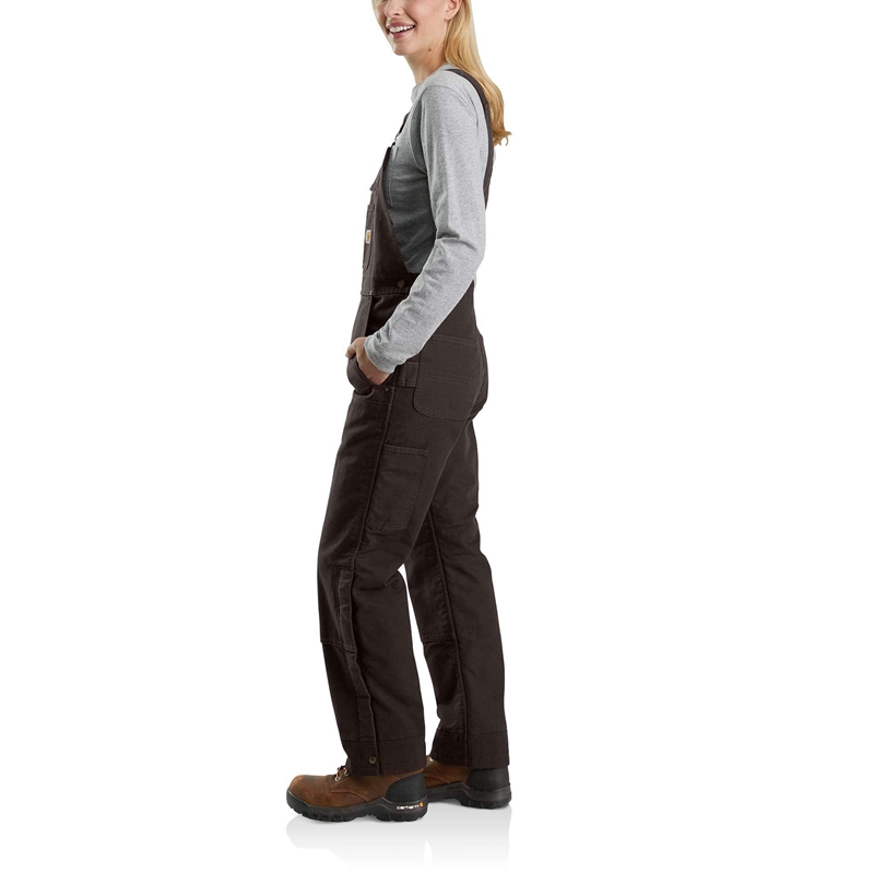 Navy Women Carhartt Insulated Bibs Overalls | QJU-075391