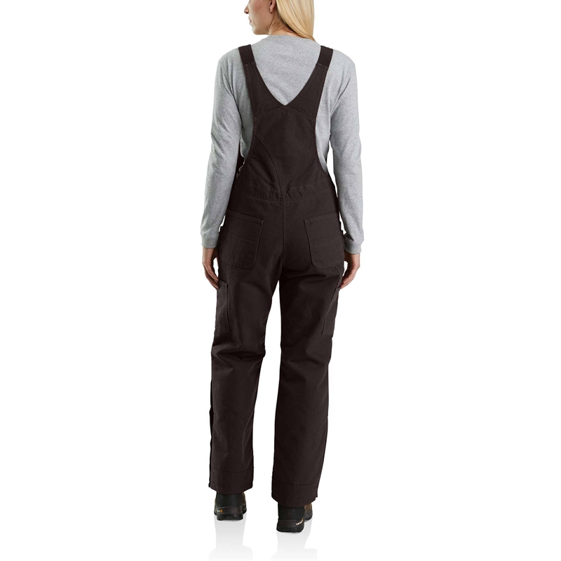 Navy Women Carhartt Insulated Bibs Overalls | QJU-075391