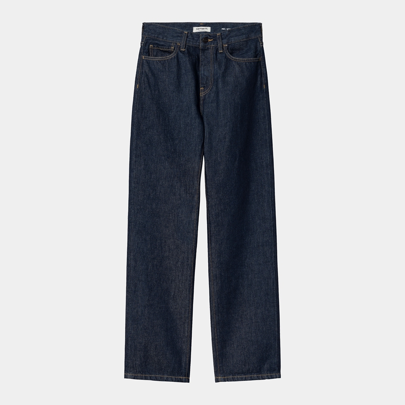 Navy Women Carhartt Noxon Pants | CJH-785439