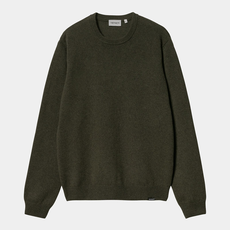 Olive Men Carhartt Alten Sweatshirt | ISJ-956410