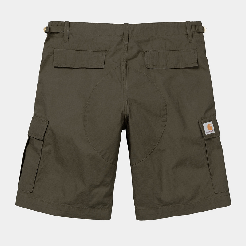 Olive Men Carhartt Aviation Shorts | OXQ-634152