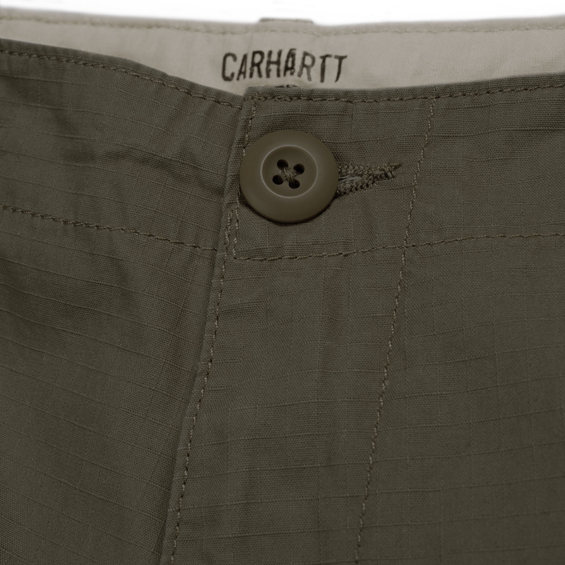 Olive Men Carhartt Aviation Shorts | OXQ-634152